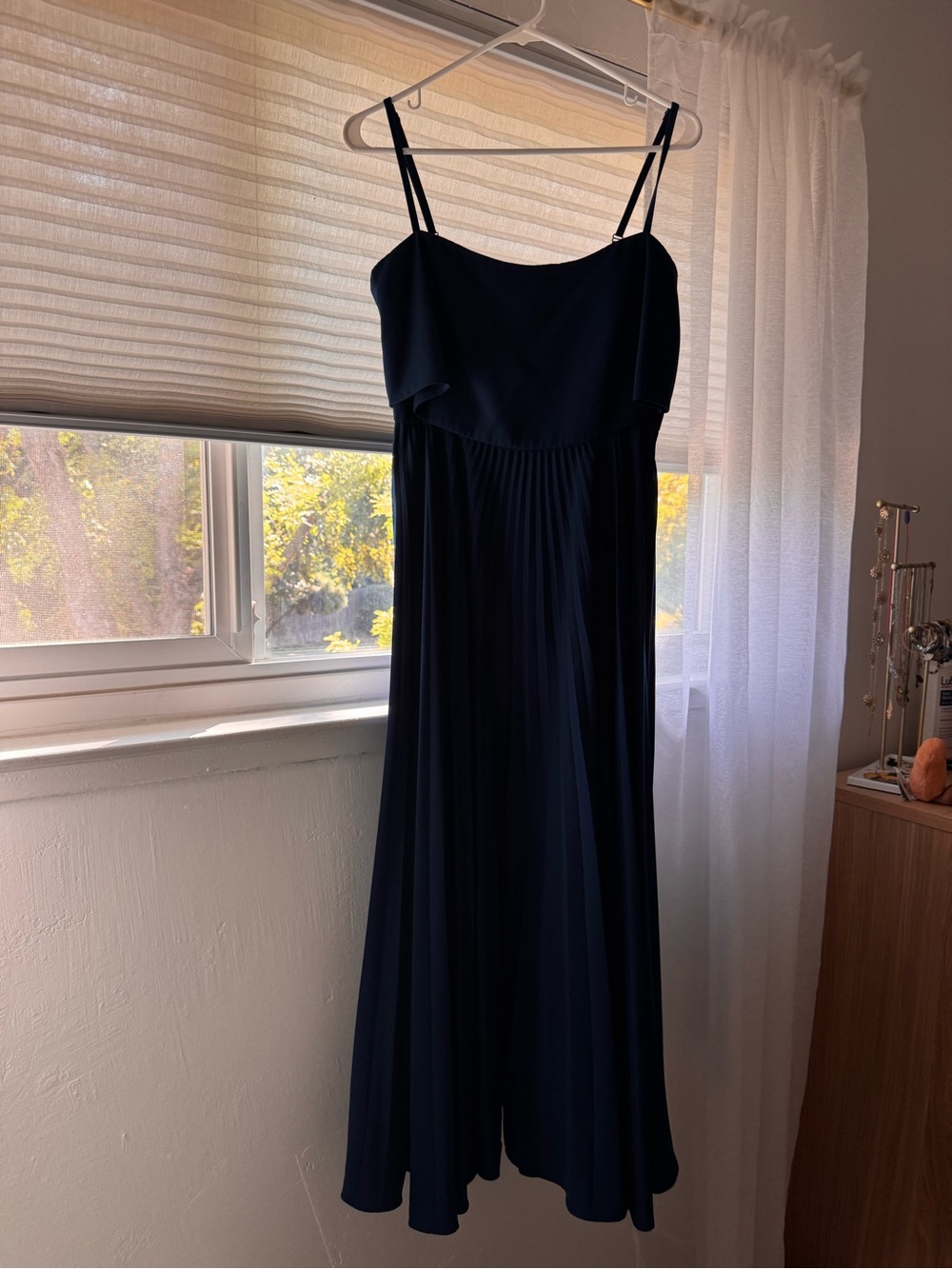Jill Stuart navy blue maxi dress